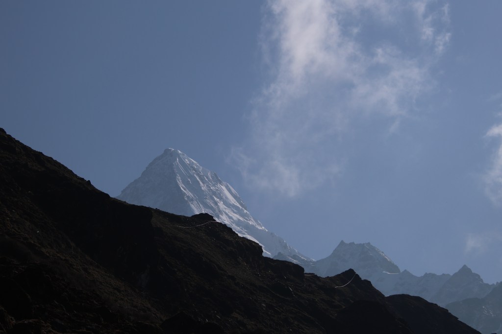 Mt Annapurna South, khopra danda, down the slopes